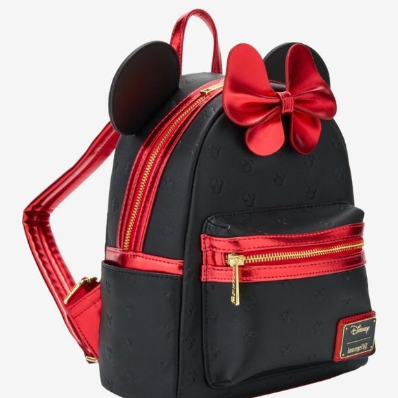 Loungefly Disney Minnie Mouse Metallic Backpack - Picture 2 of 7